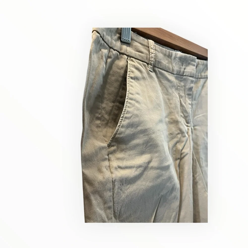 J.Crew Factory‎ Khaki Bermuda Shorts | Size 6| 100% Cotton